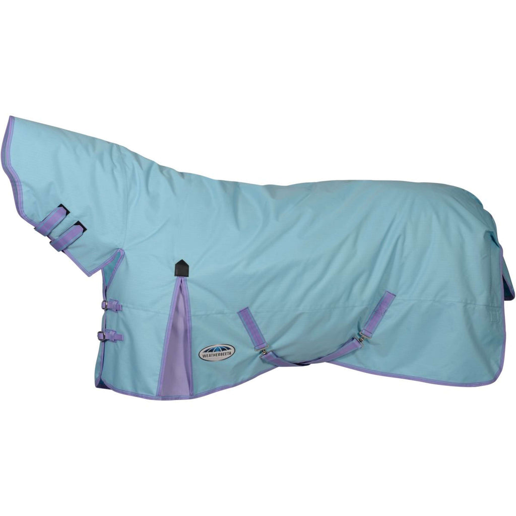 Weatherbeeta Winterdeken Comfitec Classic Combo Neck Medium/Lite lichtblauw/paars
