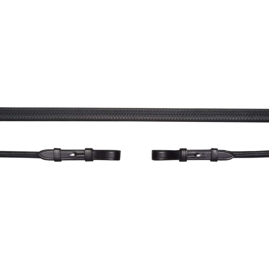 Schockemöhle Teugels Premium Rubber Zwart/Zilver
