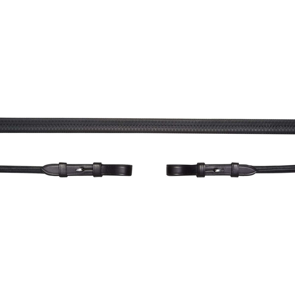 Schockemöhle Teugels Premium Rubber Zwart/Zilver