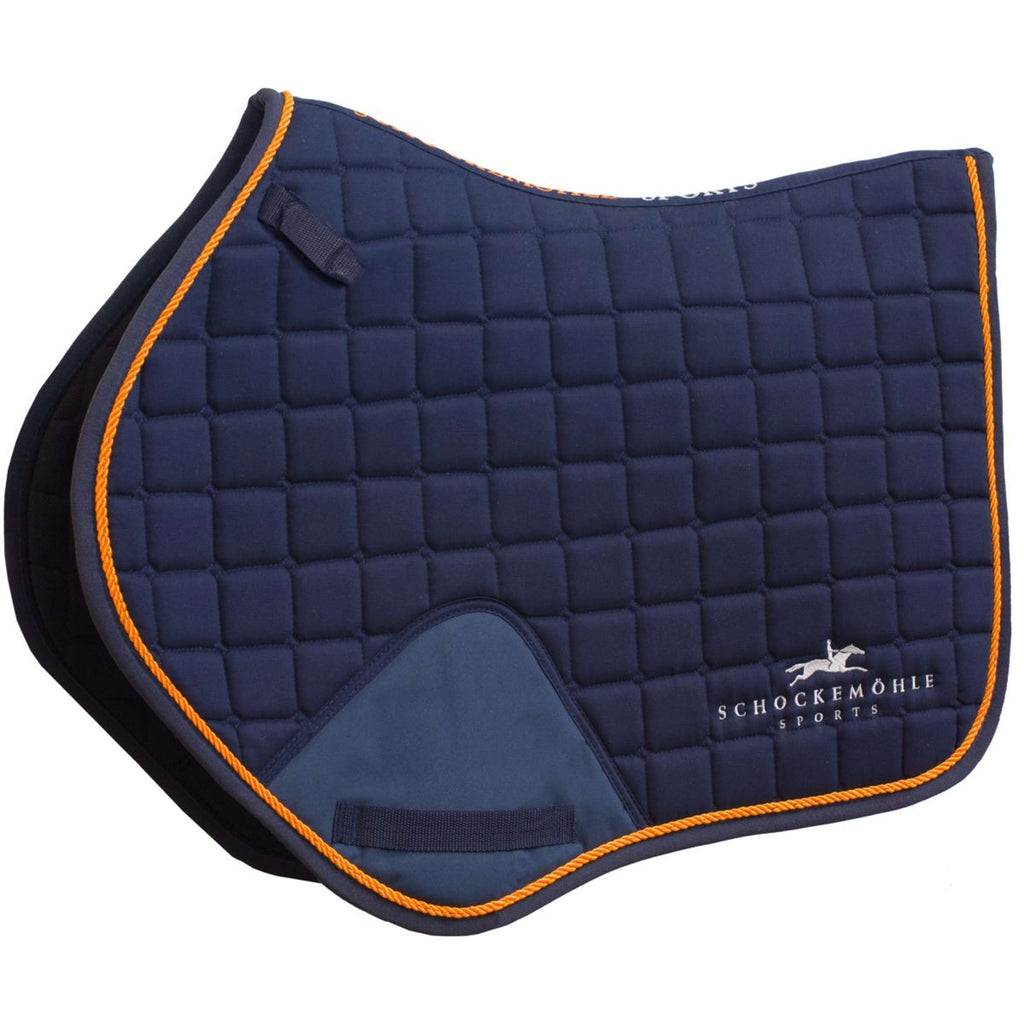 Schockemöhle Zadeldekje Power Logo Springen Navy