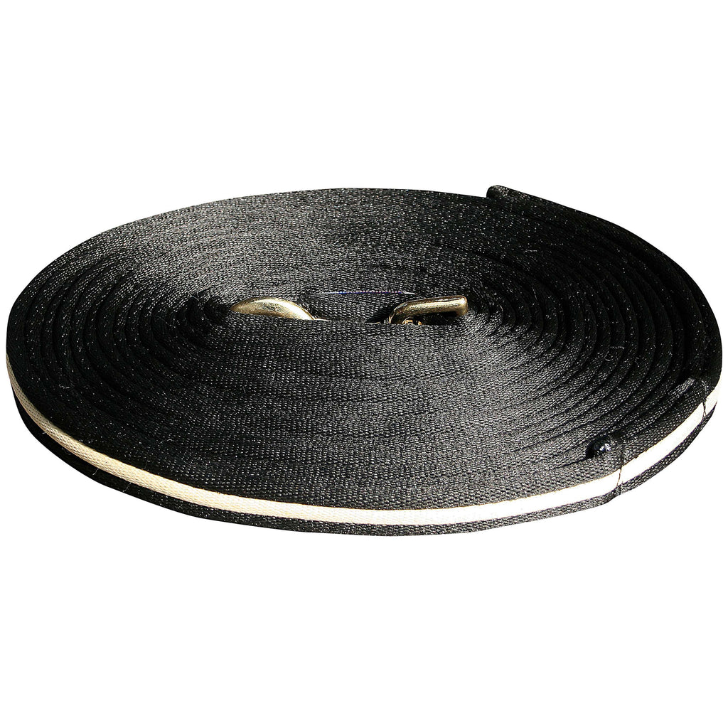 Harry's Horse Soft Longeerlijn 8m Zwart/Goud