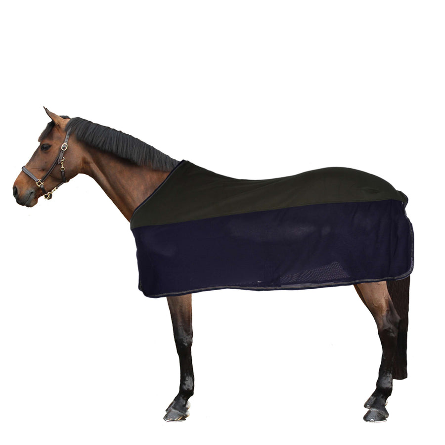 Kavalkade Vliegendeken Fly'n Fleece Navy-groen
