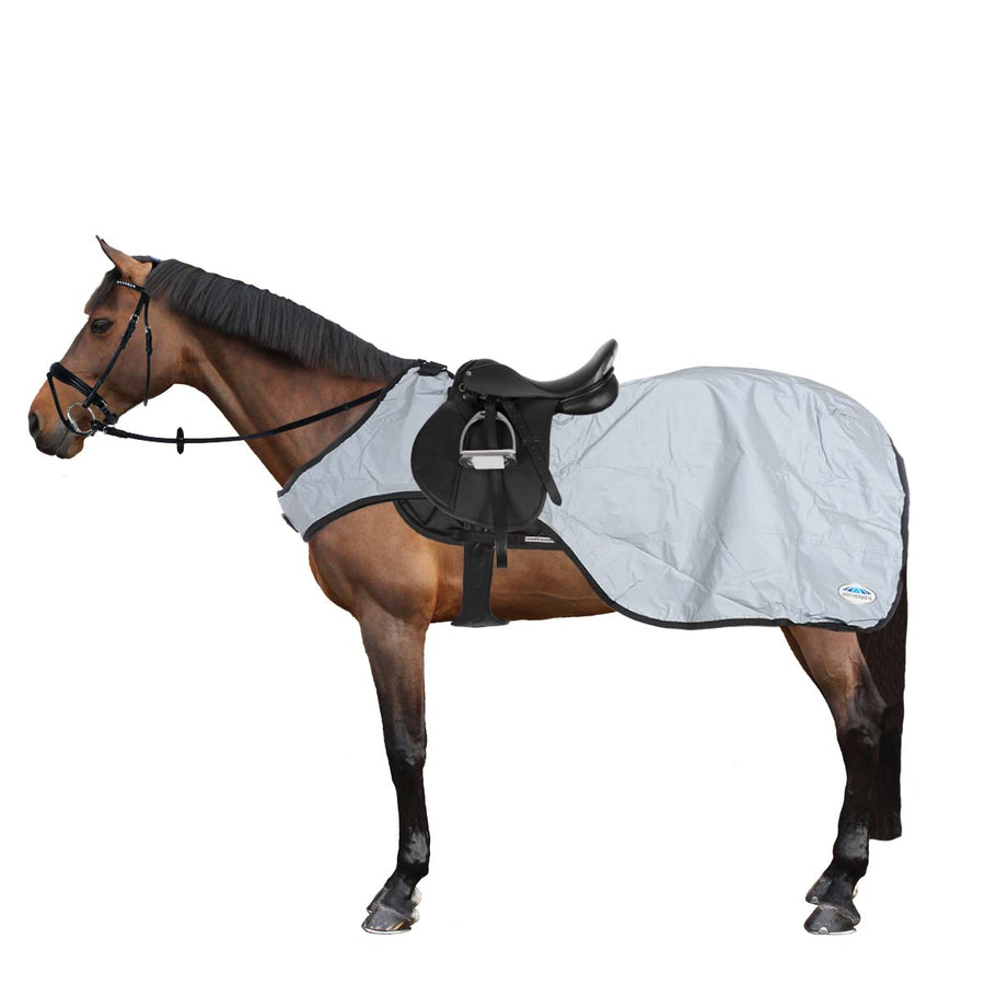 WeatherBeeta Uitrijdeken Reflective Wrap Around Zilver/Zwart