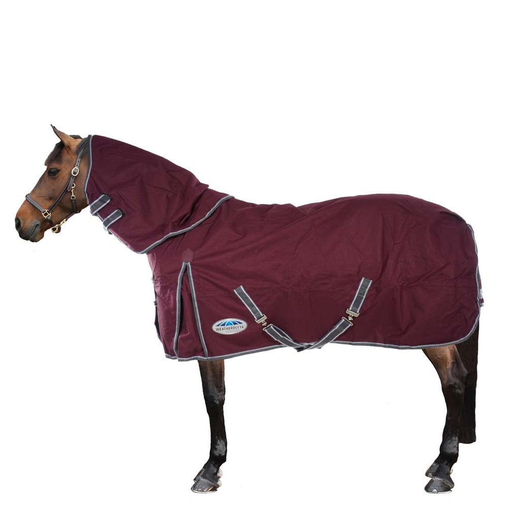 Weatherbeeta Regendeken Comfitec Plus Dynamic II Detach-A-Neck Lite 0g Maroon/Grijs/Wit