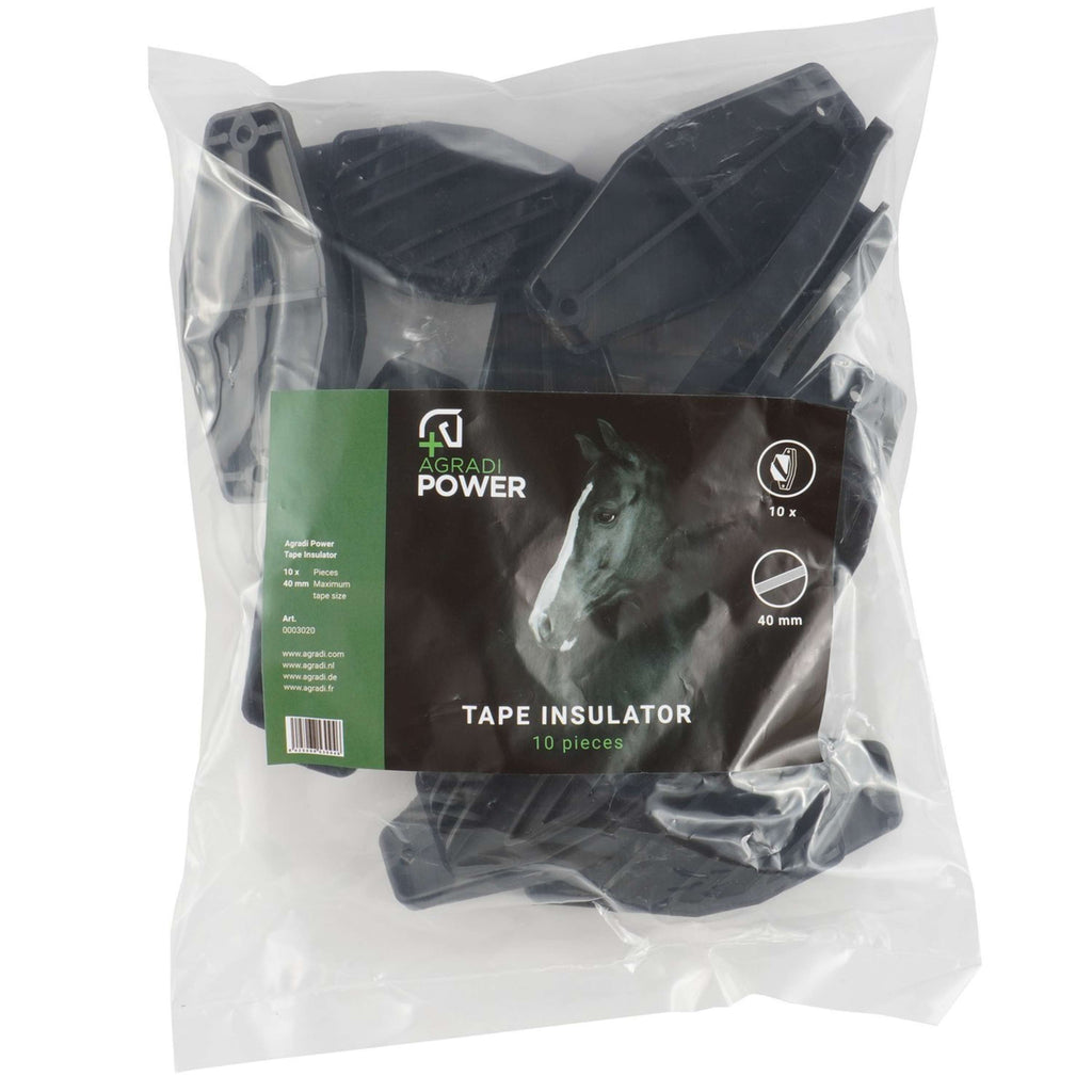 Agradi Power Lintisolator 10 Stuks Zwart