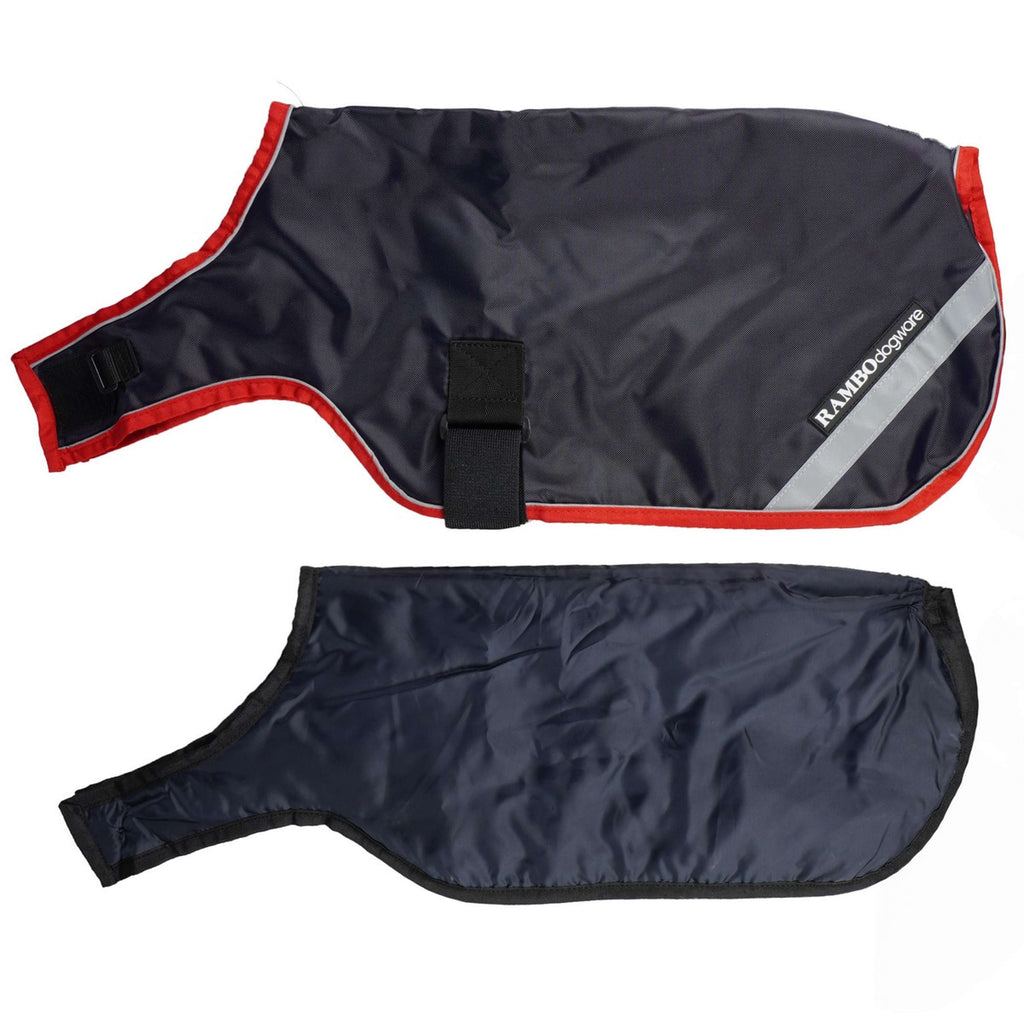 Rambo Waterproof Dog Rug 100g Navy/Red