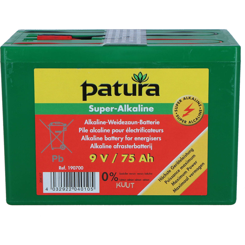 Patura Super Alkaline Batterij 9V
