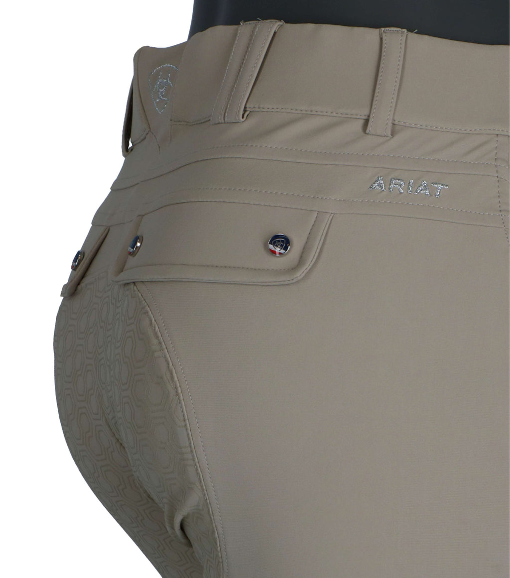 Ariat Rijbroek Tri Factor Grip FS Woman's Beige/Khaki