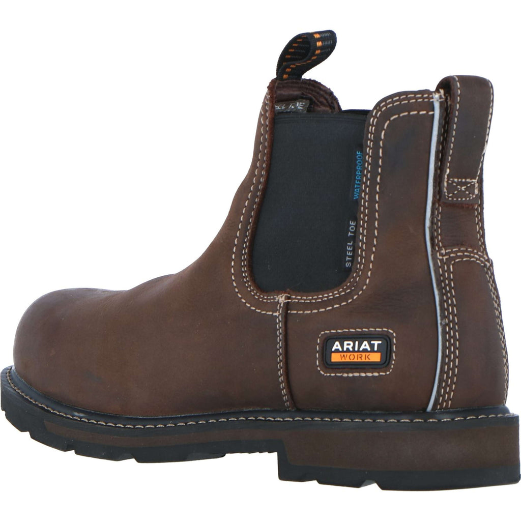 Ariat Jodhpurs Groundbreaker Chelsea Waterproof Steel Toe Heren Bruin