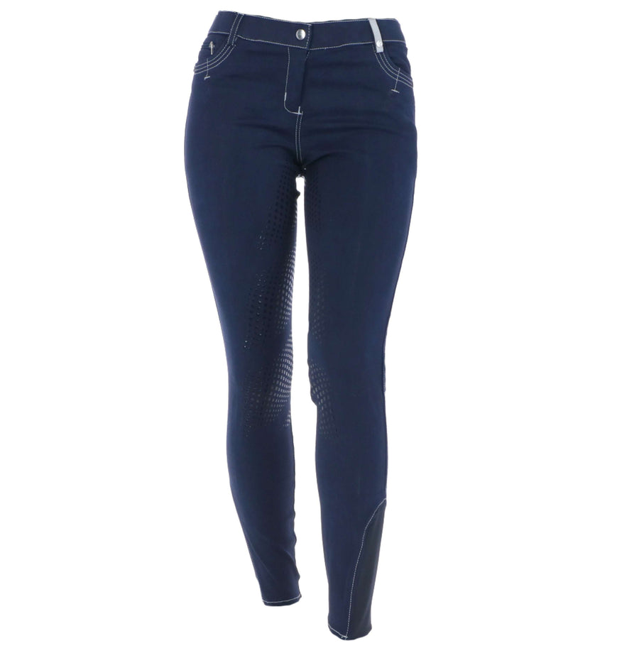 Covalliero Rijbroek BasicPlus Blauw