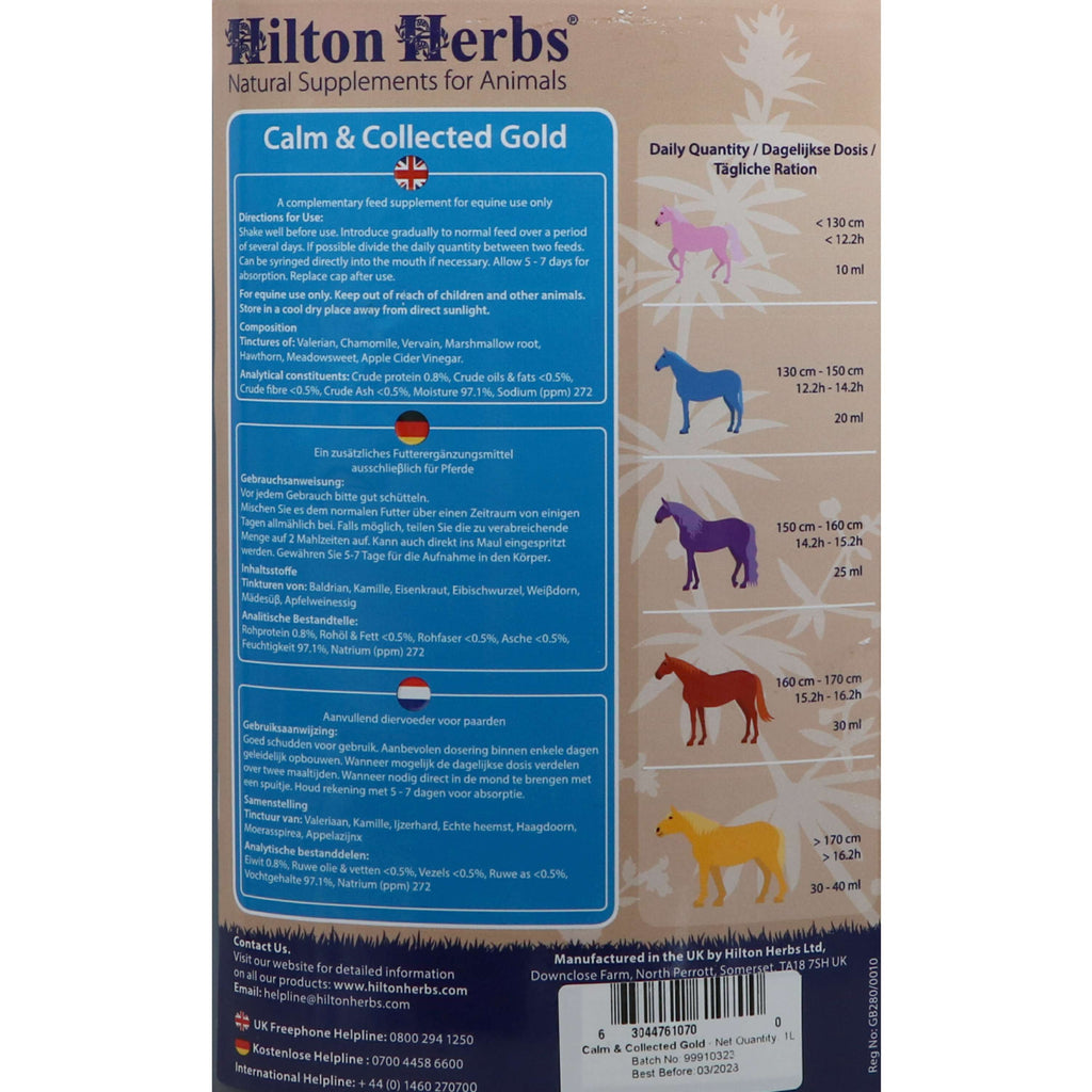 Hilton Herbs Calm & Collected Gold
