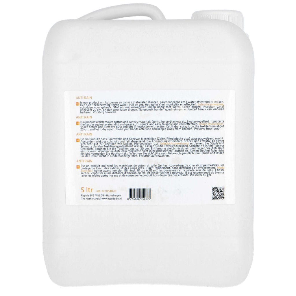 Rapide Anti Rain voor Canvas, Cotton, mix Canvas/nylon
