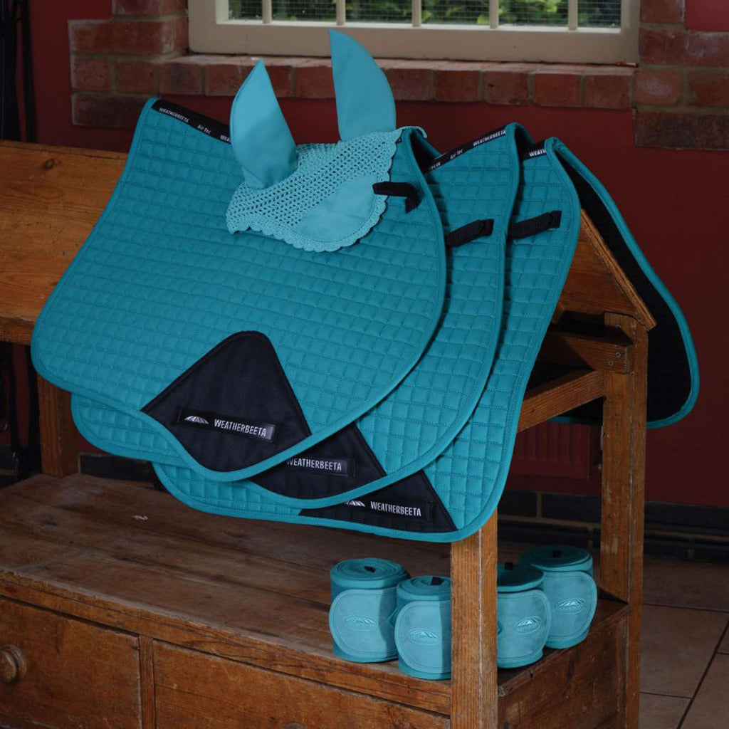 Weatherbeeta Zadeldekje Prime Springen Turquoise
