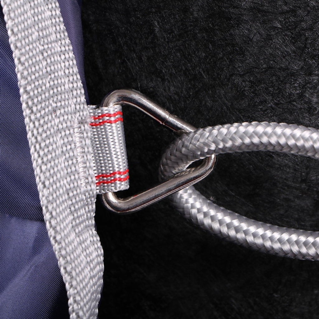 WeatherBeeta Combo Neck Medium Lite Stable Rug ComFiTec 210D Channel Quilt 50g Navy/Silver/Red