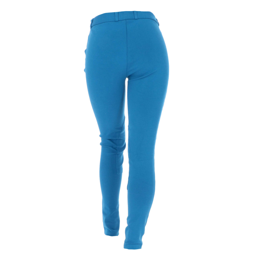 Dublin Rijbroek Supa-Fit Zip Up Knee Patch Jodhpurs Sea Blue