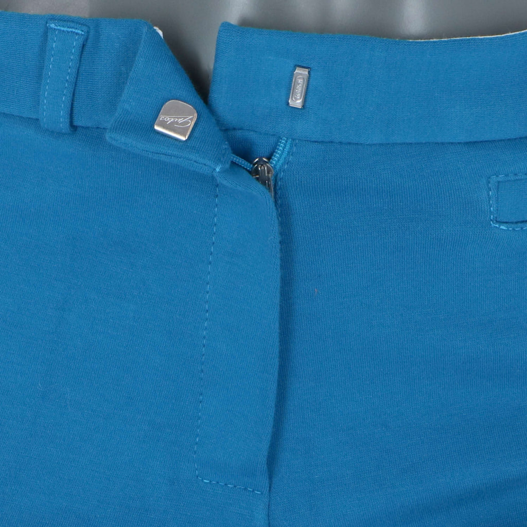 Dublin Rijbroek Supa-Fit Zip Up Knee Patch Jodhpurs Sea Blue