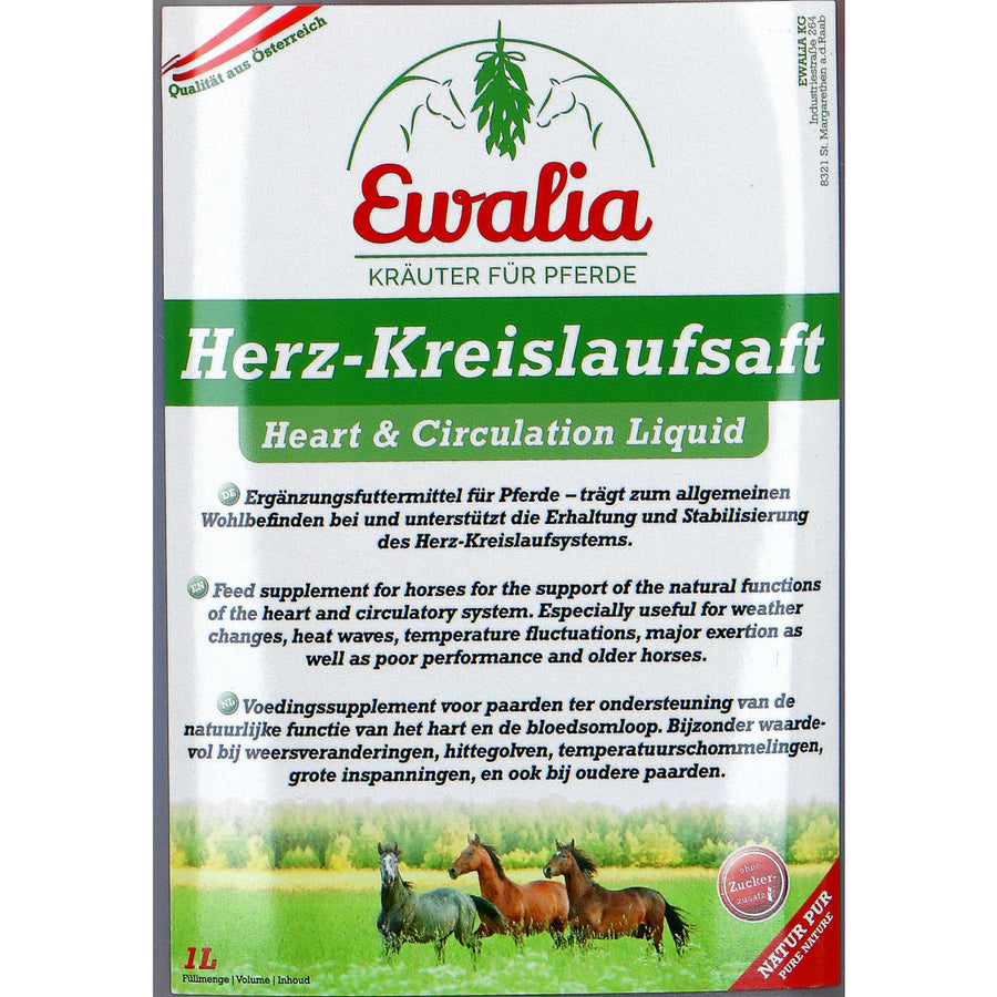 Ewalia Heart- and Circulation Liquid Paard