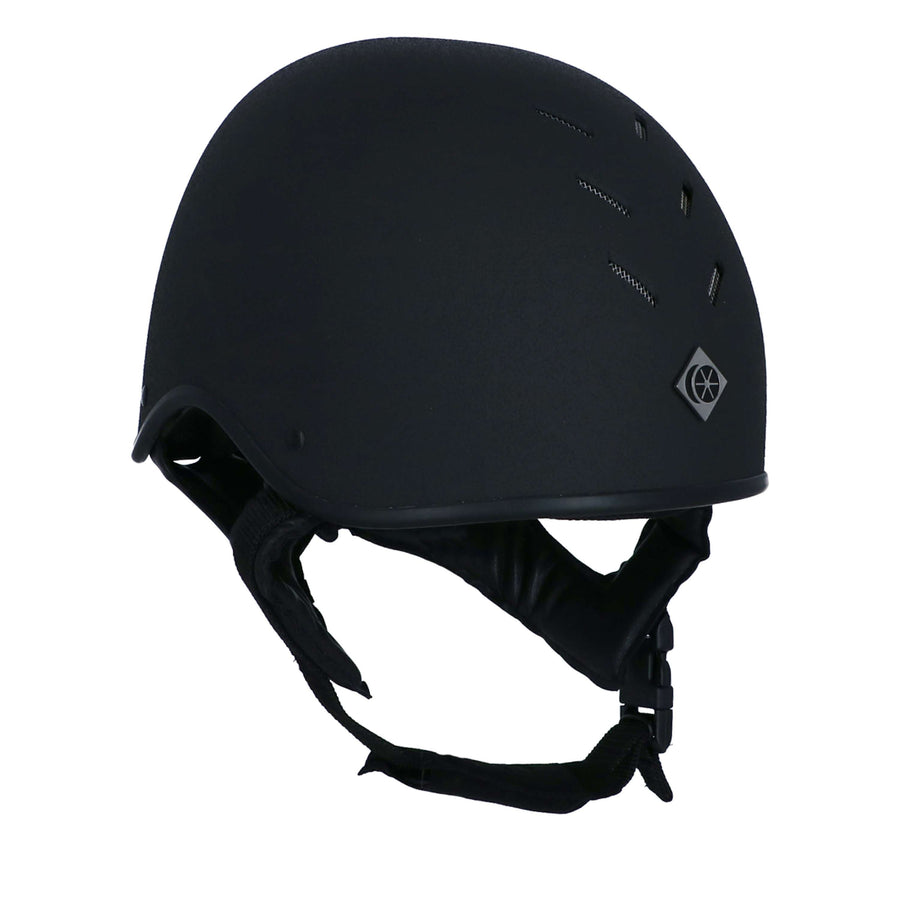 Charles Owen Cap MS1 Pro Jockey Skull Round Black