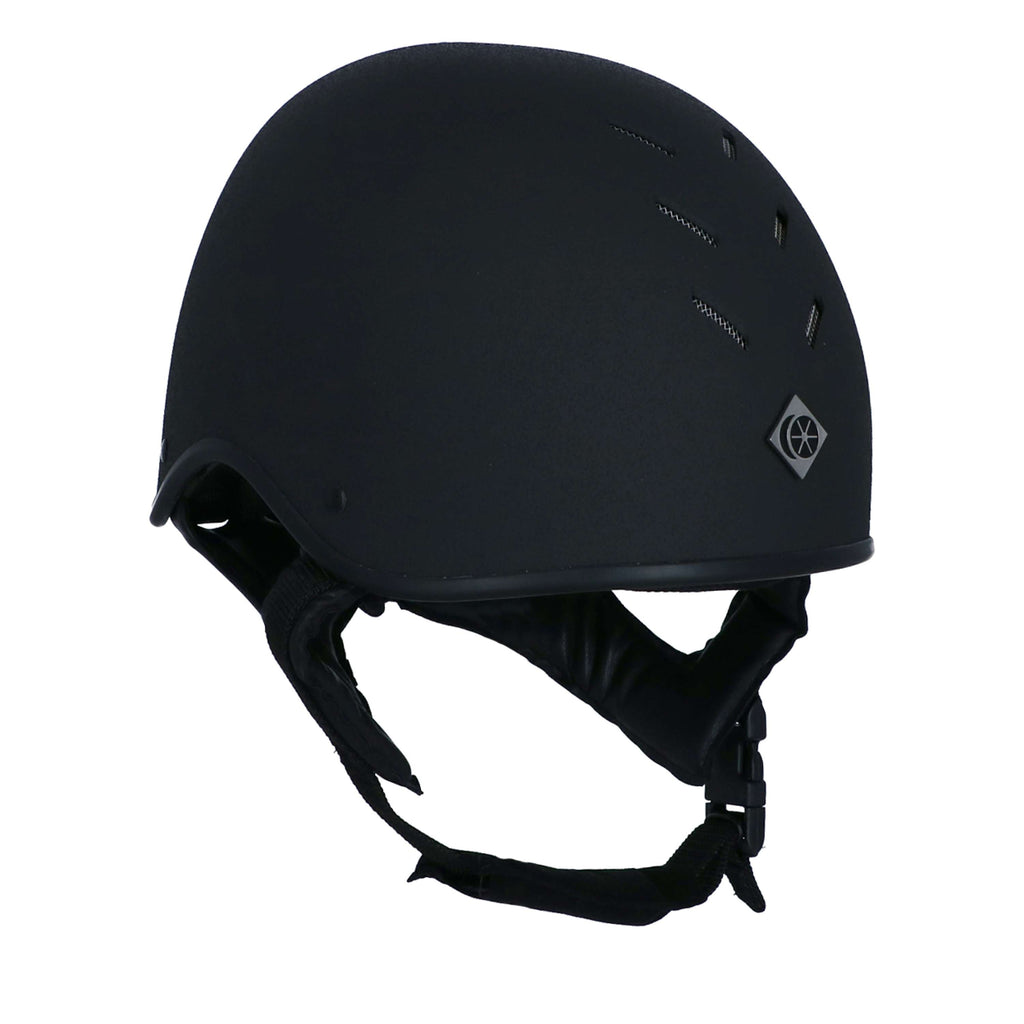 Charles Owen Cap MS1 Pro Jockey Skull Round Black
