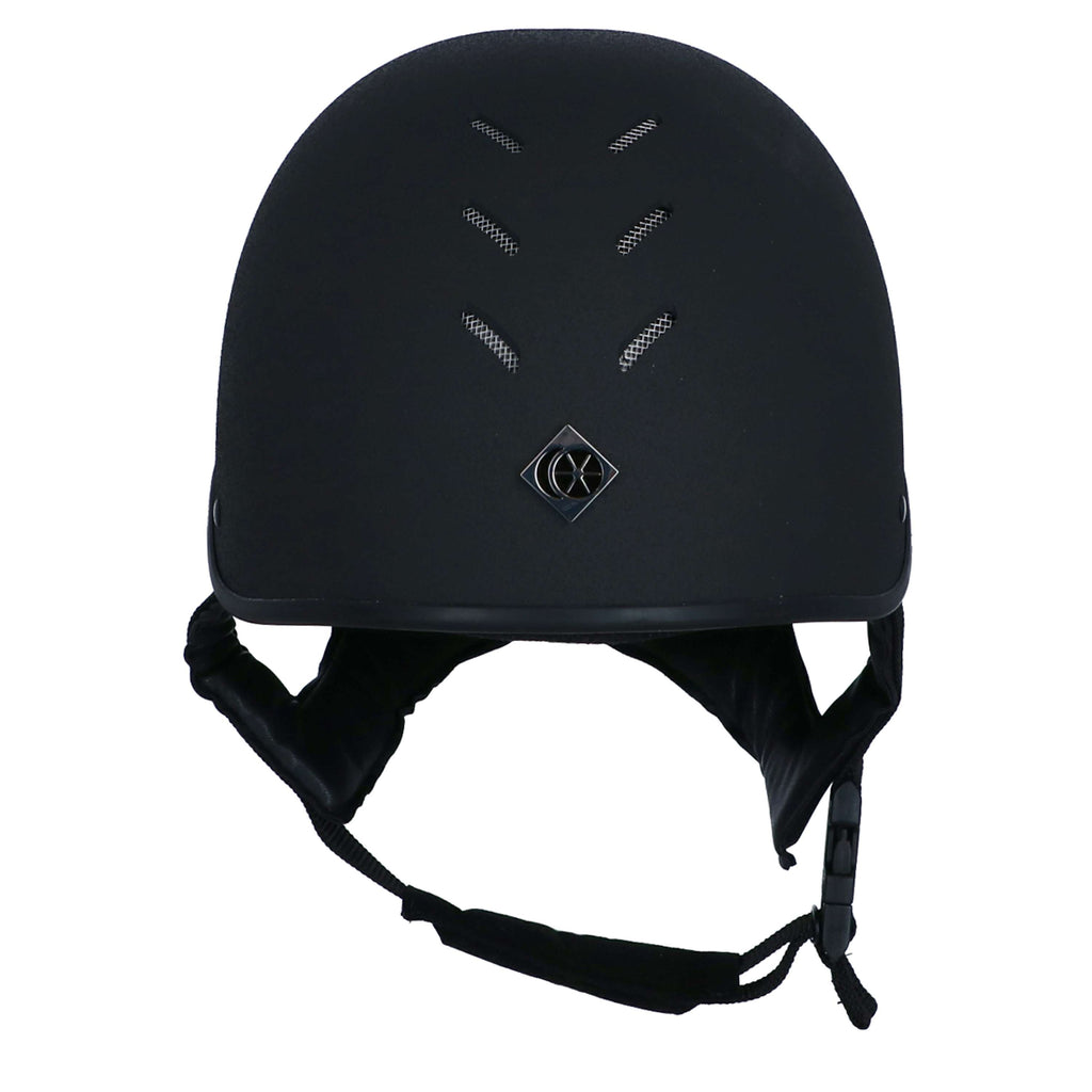 Charles Owen Cap MS1 Pro Jockey Skull Round Black