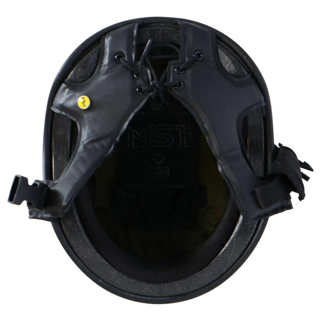 Charles Owen Cap MS1 Pro Jockey Skull Round Black