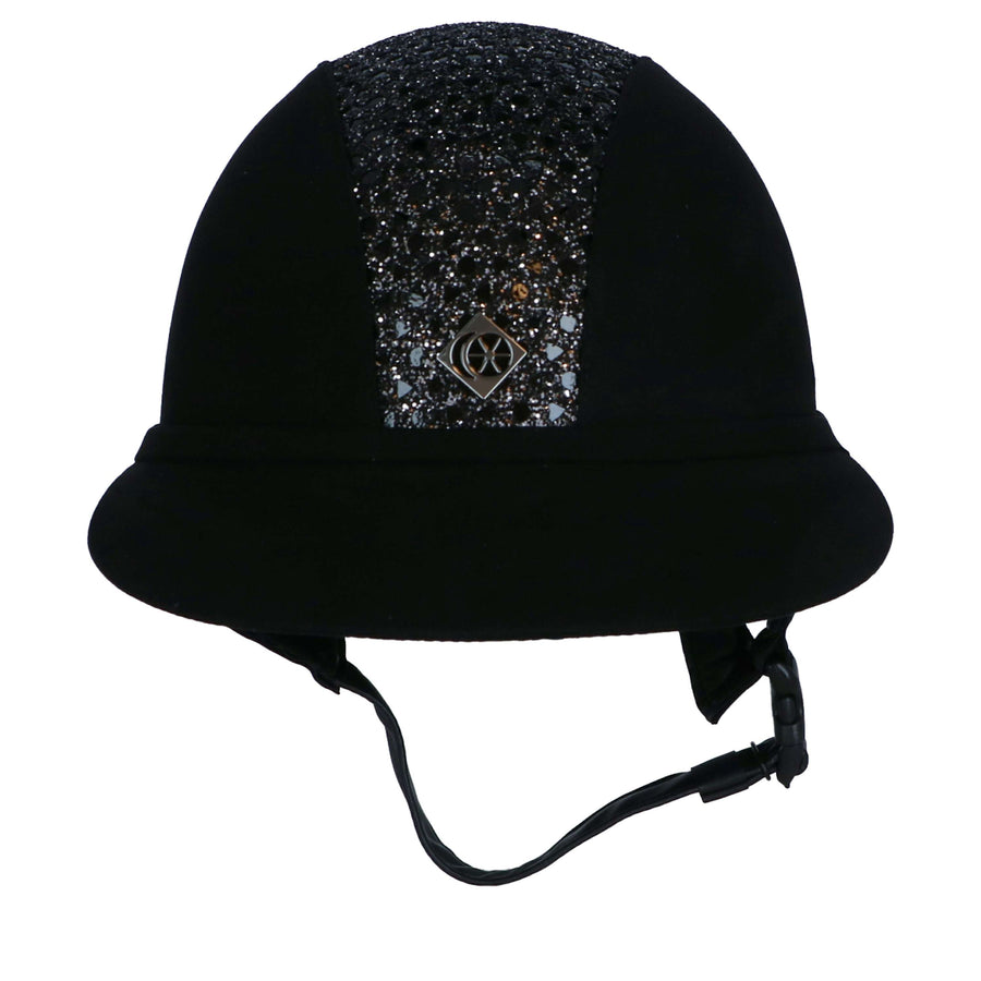 Charles Owen Cap SP8 Plus Sparkly Black