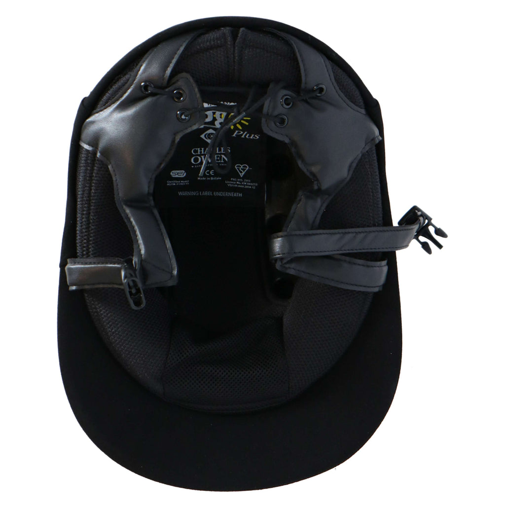 Charles Owen Cap SP8 Plus Sparkly Black