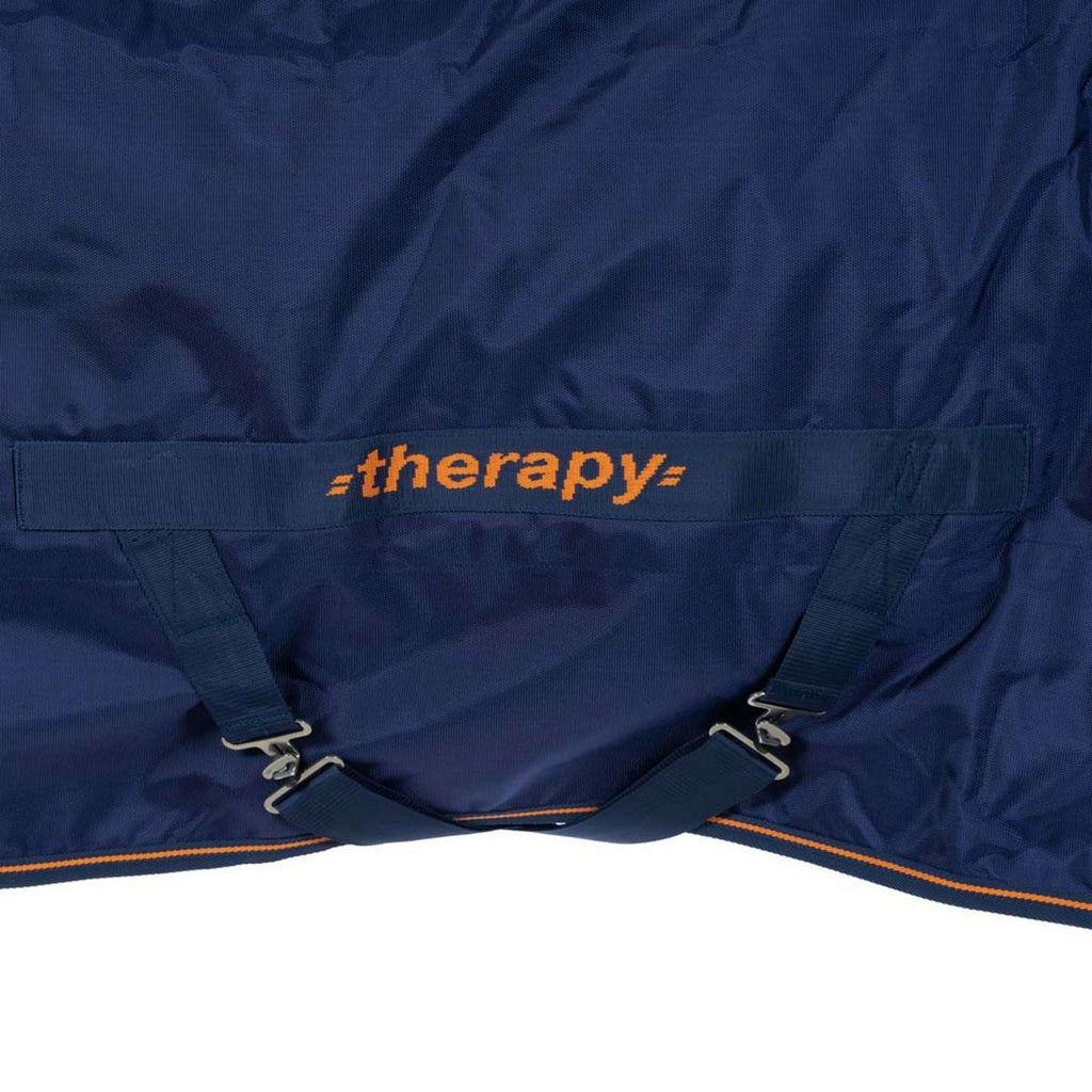 Bucas Therapy Turnout 150g Navy/Orange