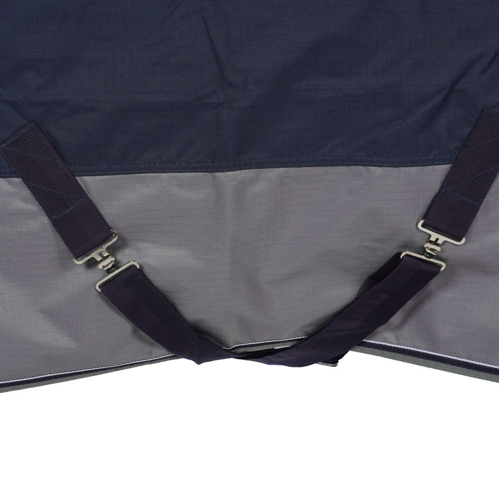 EQUITHÈME Turnout Rug Tyrex 600D 450g Navy/Grijs Dots