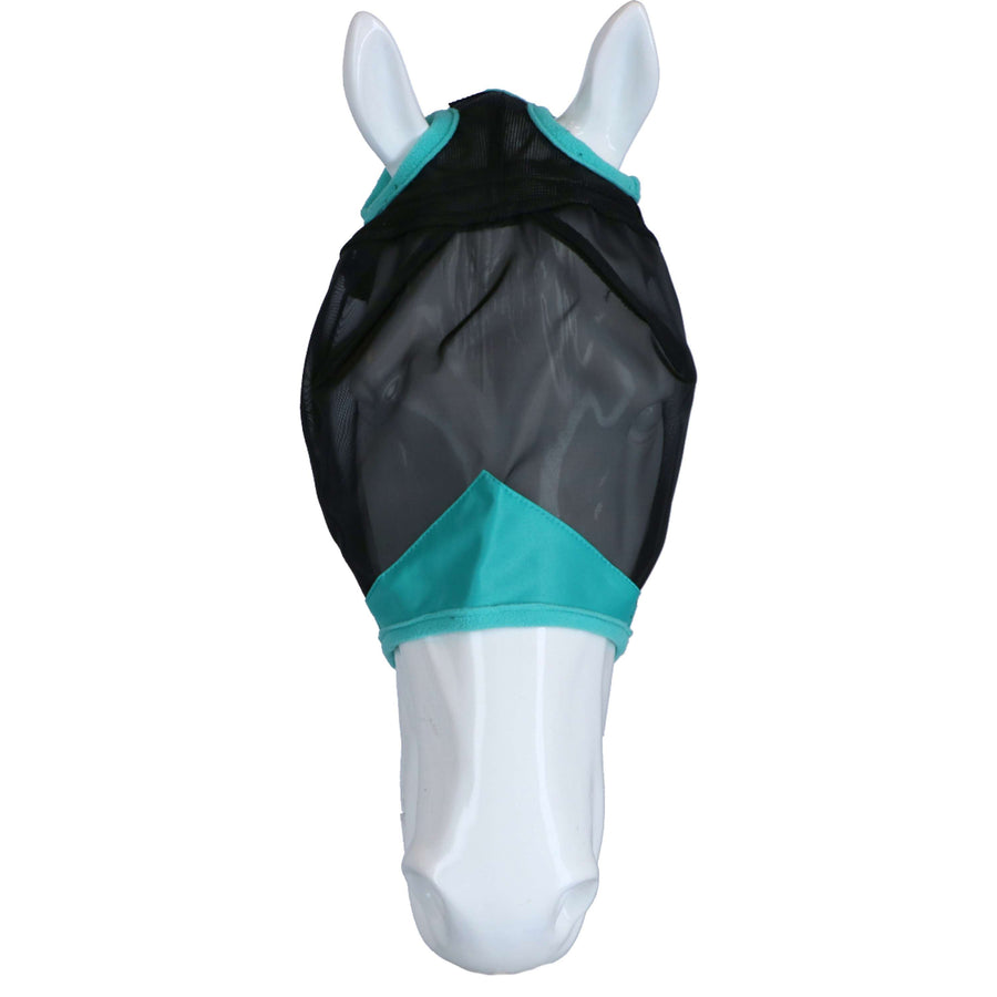 Weatherbeeta Vliegenmasker Comfitec Fine Mesh Zwart/Turquoise