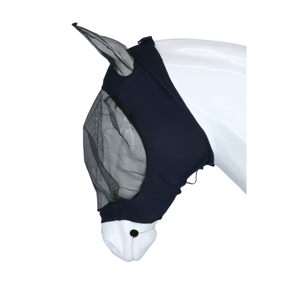 WeatherBeeta Vliegenmasker Stretch Eye Saver met Oren Zwart/Zwart
