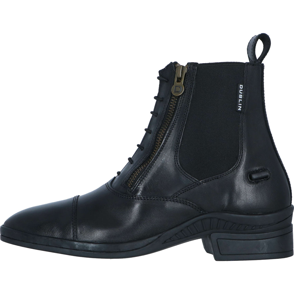 Dublin Stalschoenen Paramount Side Zip Zwart