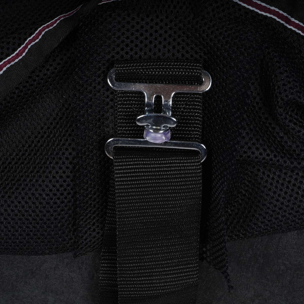 Kavalkade Vliegendeken Fly'n Fleece Zwart-bordeaux