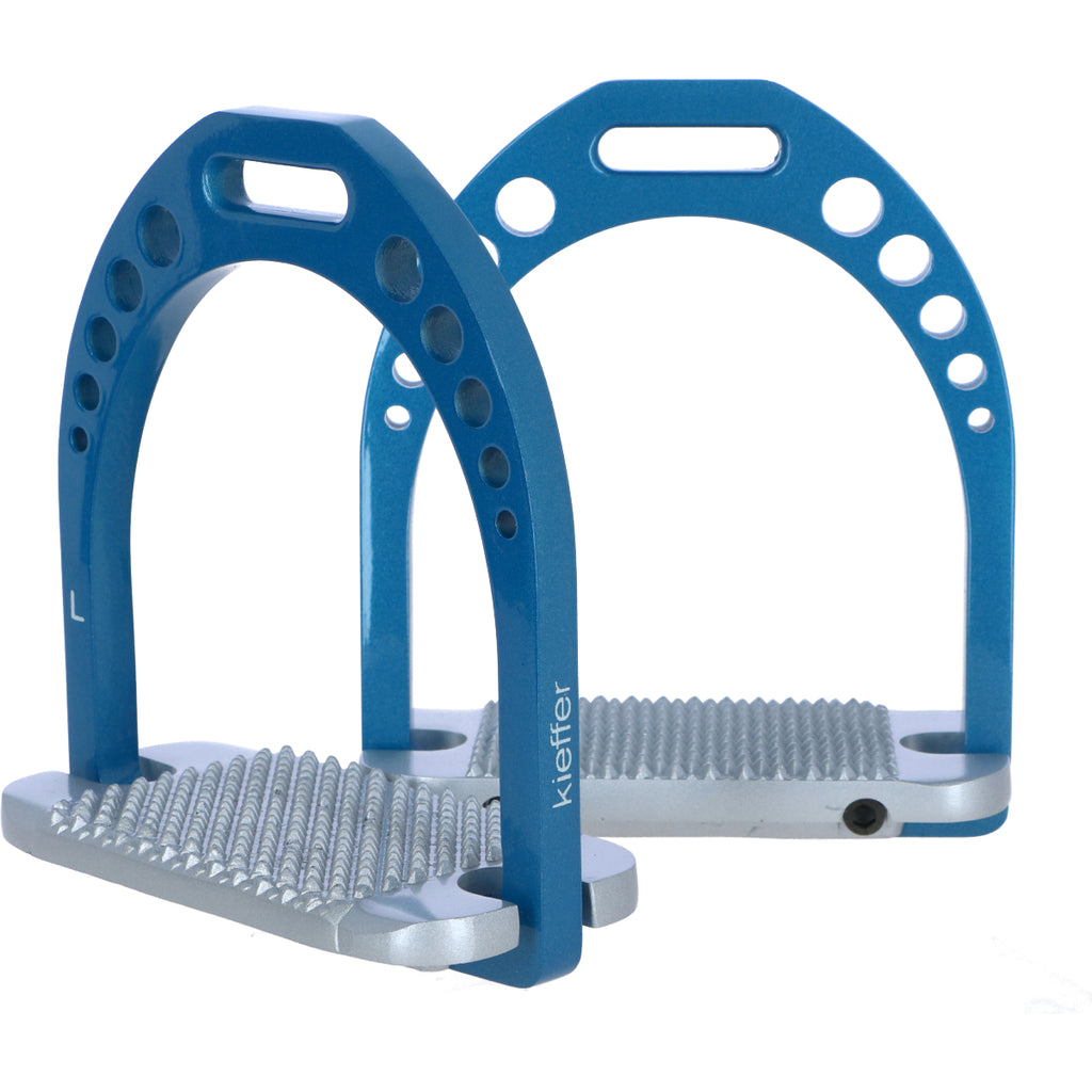Kieffer Stijgbeugels Alu Pro Blauw