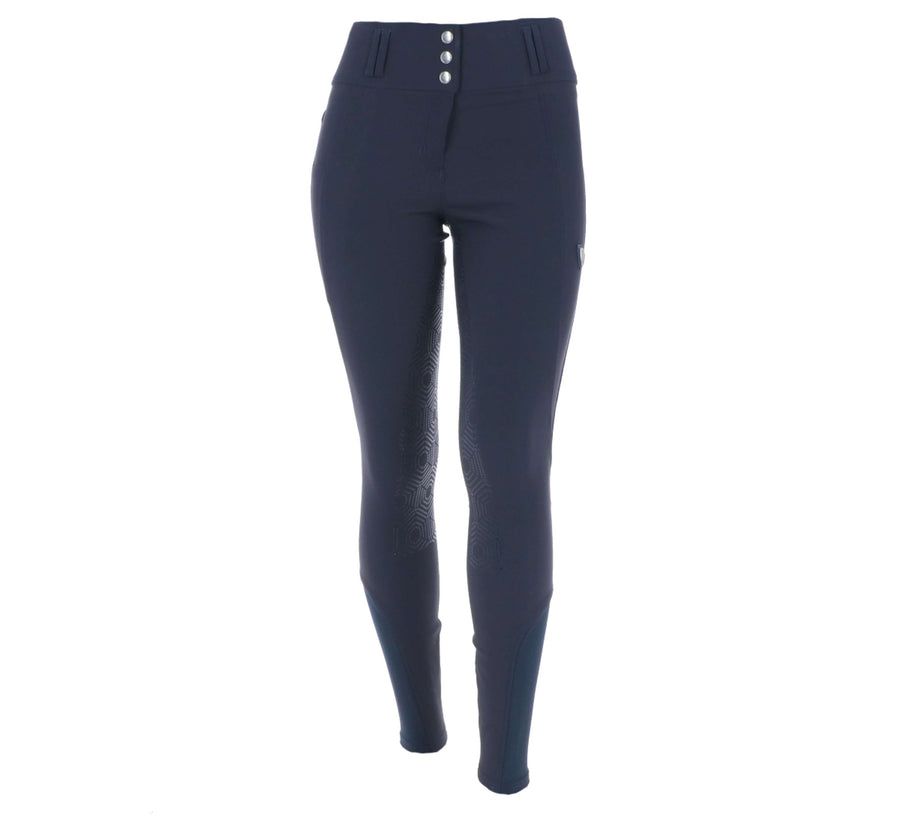 Covalliero Rijbroek HighWaist Blauw