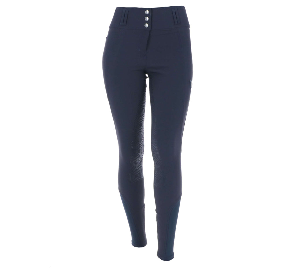 Covalliero Rijbroek HighWaist Blauw