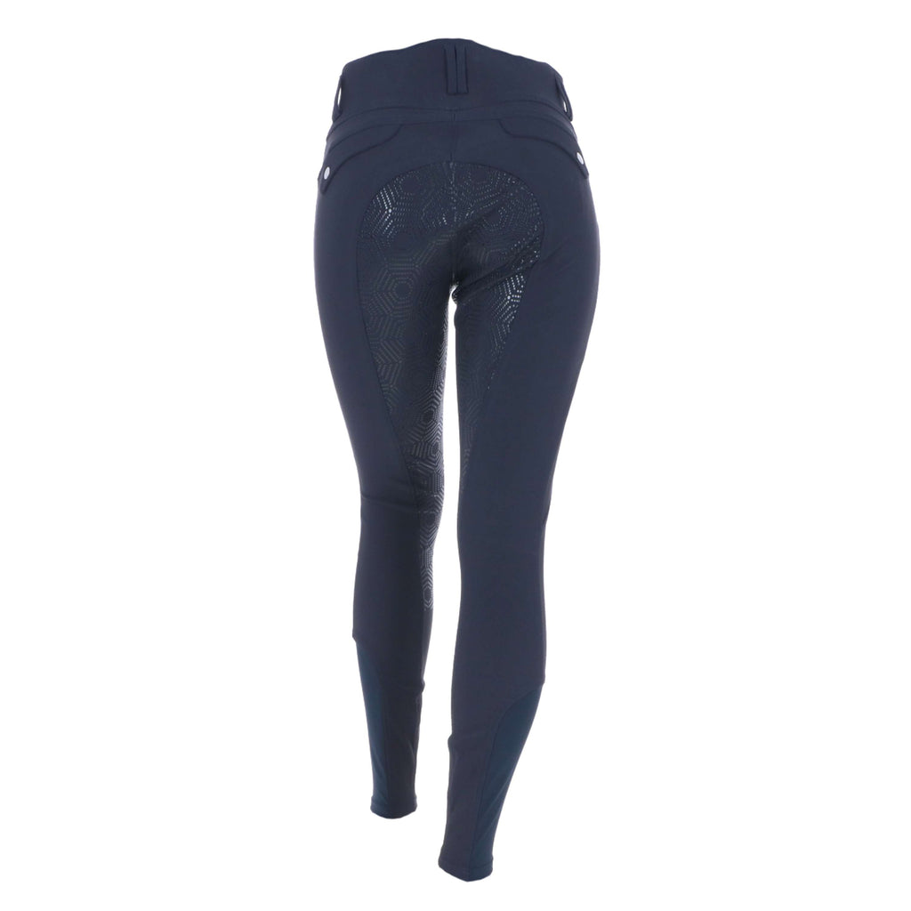 Covalliero Rijbroek HighWaist Blauw