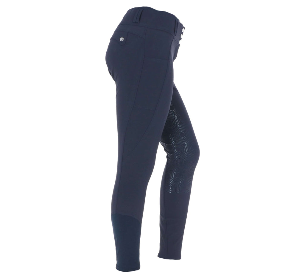 Covalliero Rijbroek HighWaist Blauw