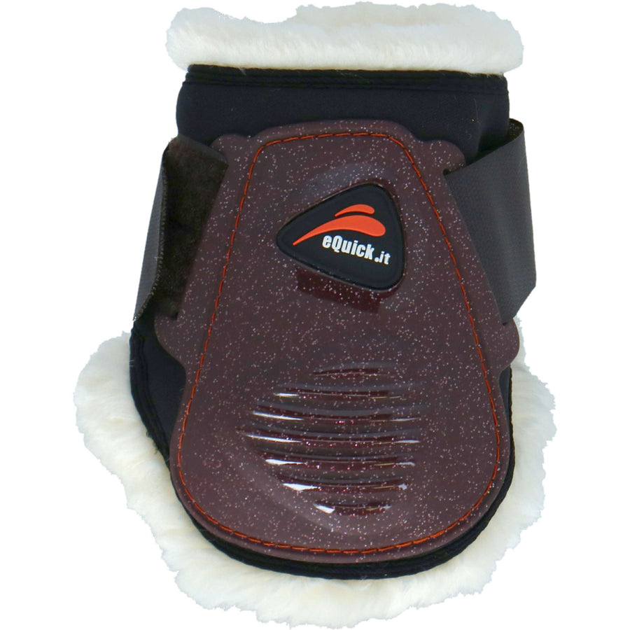 eQuick Strijklappen eLight Rear Fluffy Glitter Bruin
