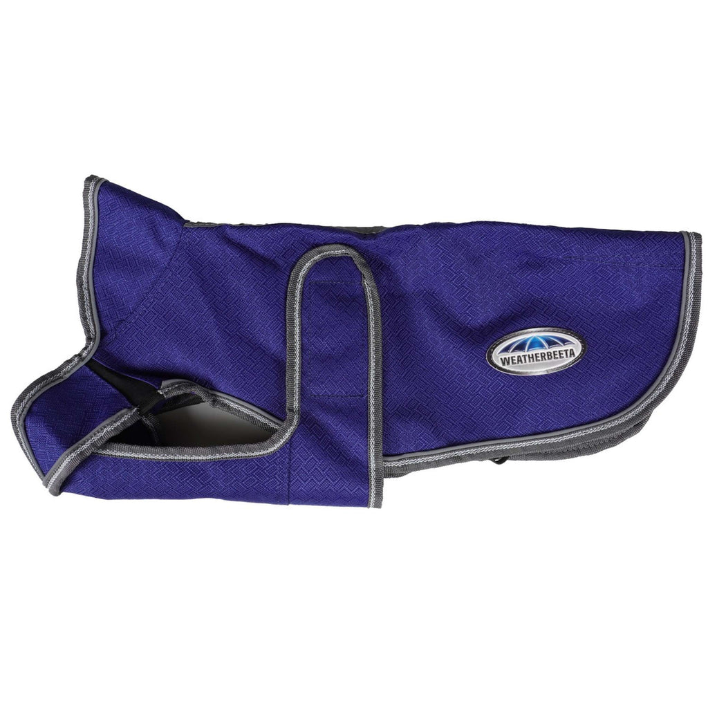 WeatherBeeta Parka ComFiTec Premier Free Duo Deluxe Dog Coat Donker Blauw/Grijs/Wit