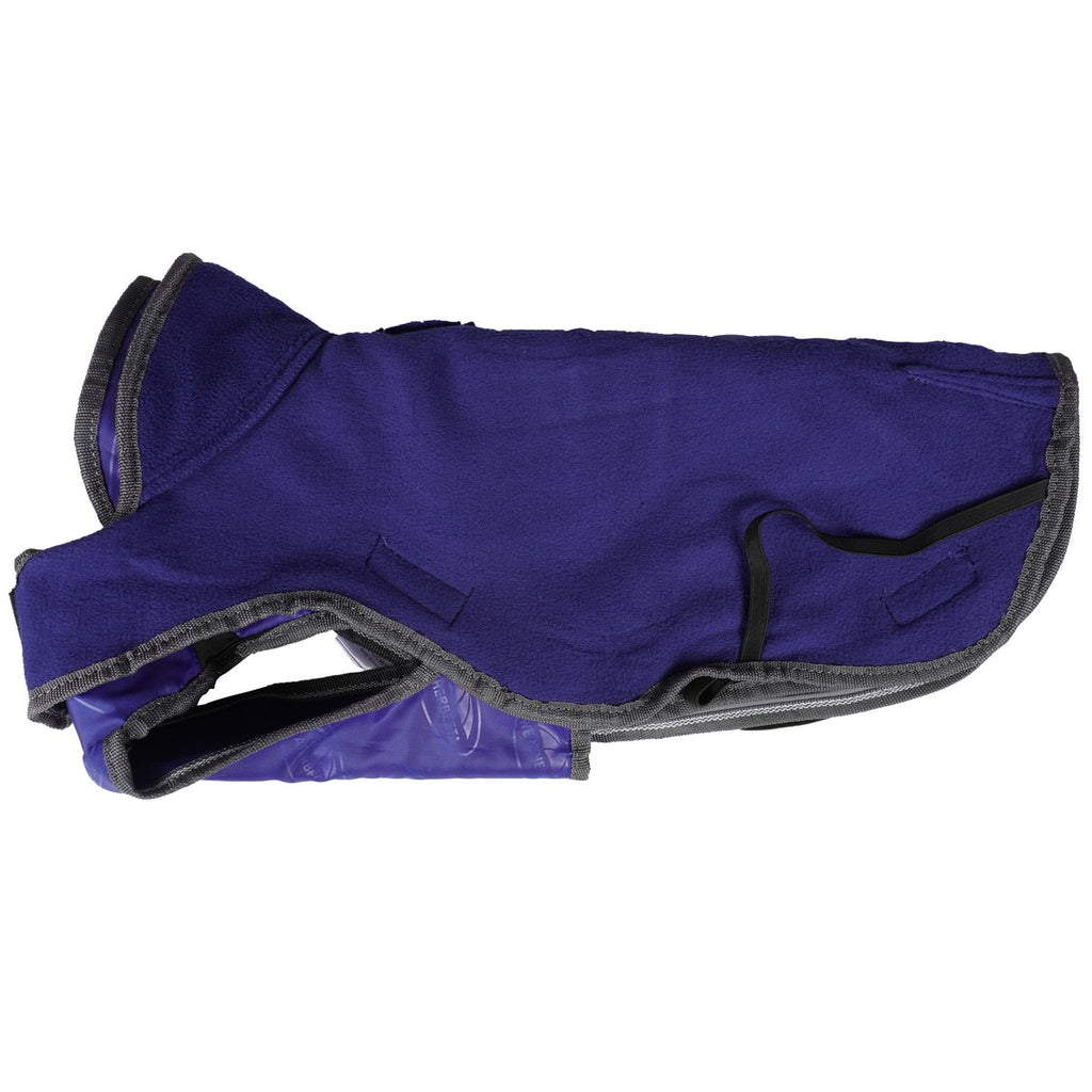 WeatherBeeta Parka ComFiTec Premier Free Duo Deluxe Dog Coat Donker Blauw/Grijs/Wit