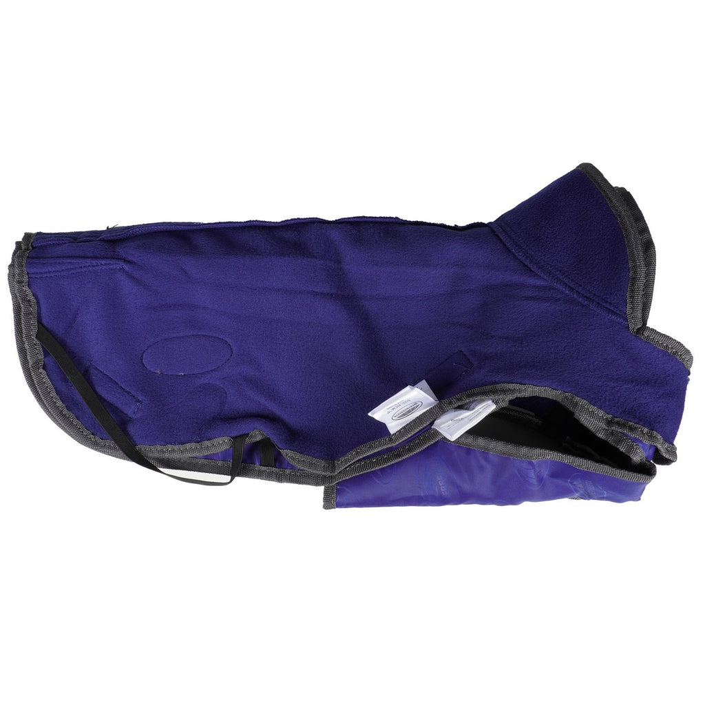 WeatherBeeta Parka ComFiTec Premier Free Duo Deluxe Dog Coat Donker Blauw/Grijs/Wit