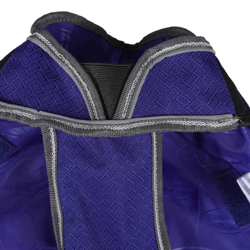 WeatherBeeta Parka ComFiTec Premier Free Duo Deluxe Dog Coat Donker Blauw/Grijs/Wit