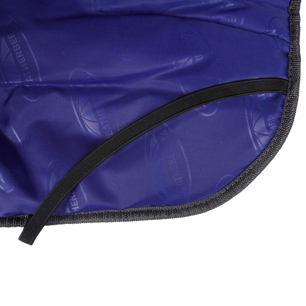 WeatherBeeta Hondenjas ComFiTec Premier Free Parka Deluxe Medium 1200D 220g Donker Blauw/Grijs/Wit