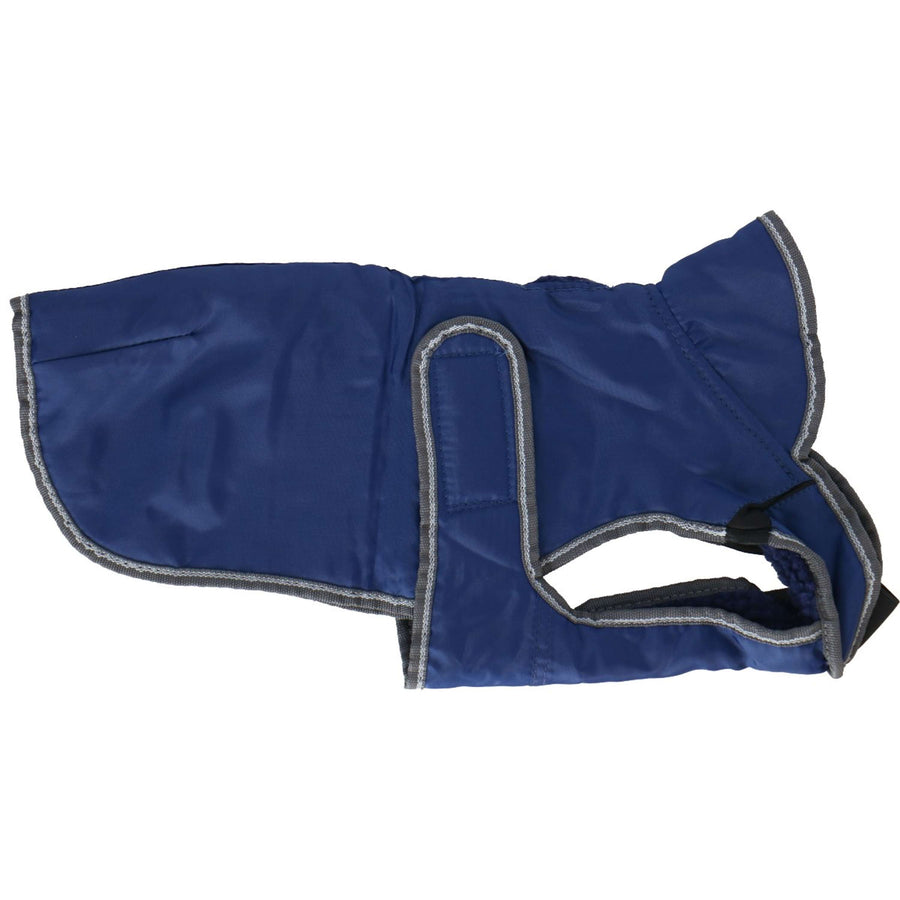 Weatherbeeta Parka Comfitec Windbreaker Deluxe Dog Coat Donker Blauw/Grijs/Wit