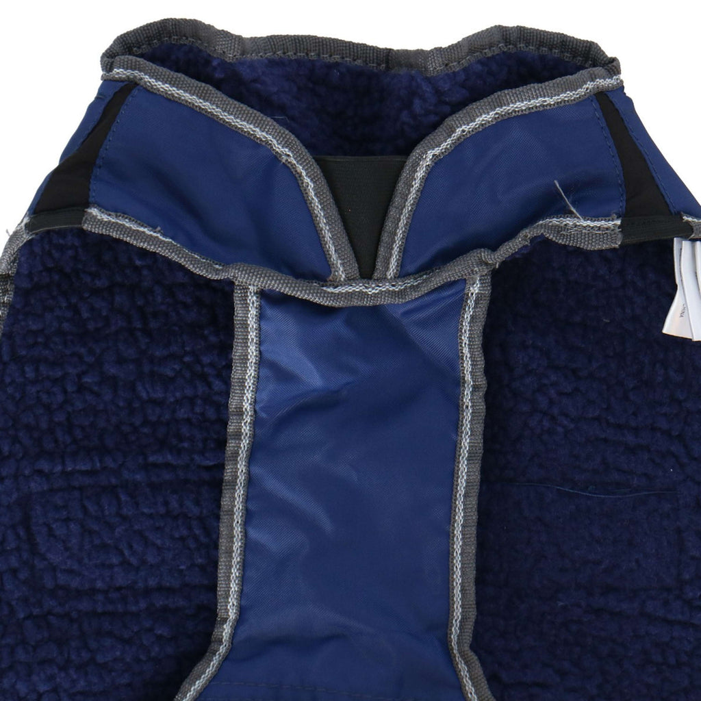 Weatherbeeta Parka Comfitec Windbreaker Deluxe Dog Coat Donker Blauw/Grijs/Wit