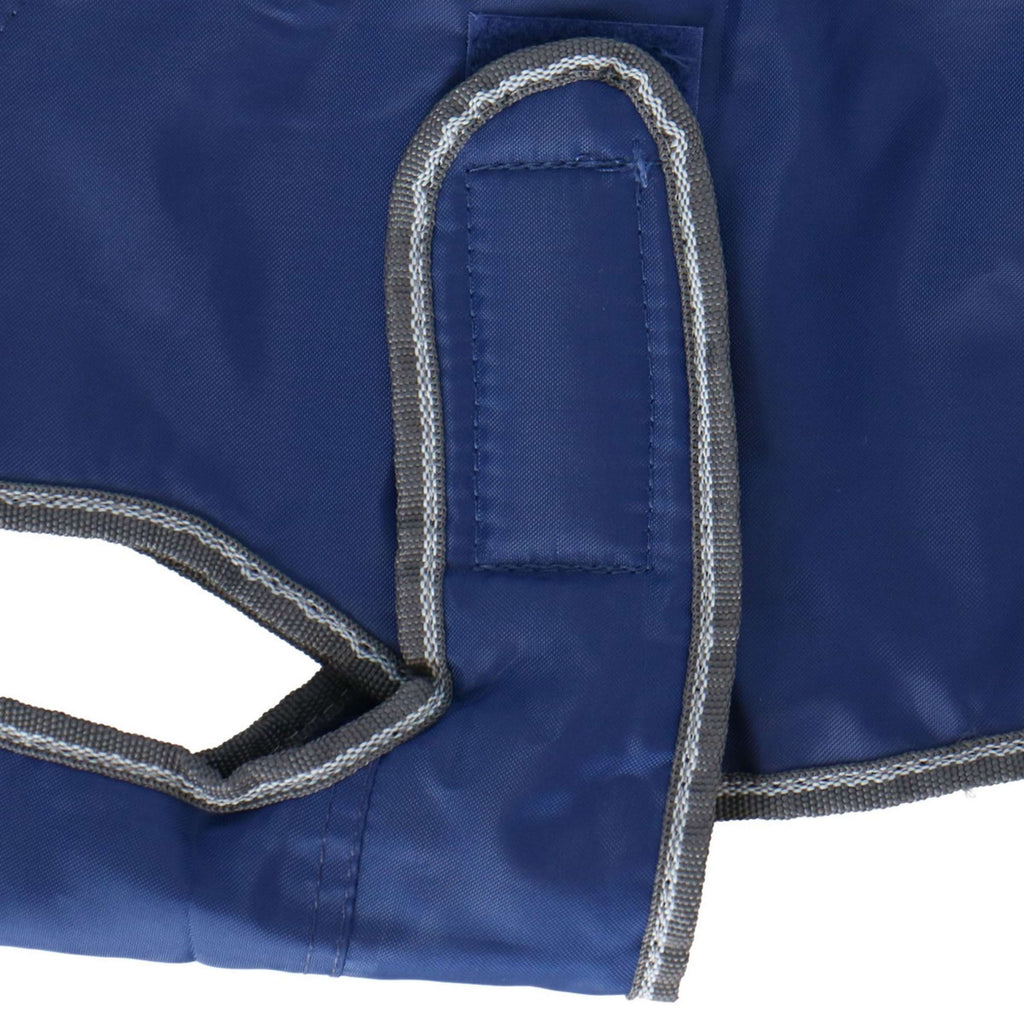 Weatherbeeta Parka Comfitec Windbreaker Deluxe Dog Coat Donker Blauw/Grijs/Wit