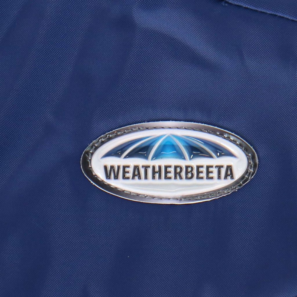 Weatherbeeta Parka Comfitec Windbreaker Deluxe Dog Coat Donker Blauw/Grijs/Wit