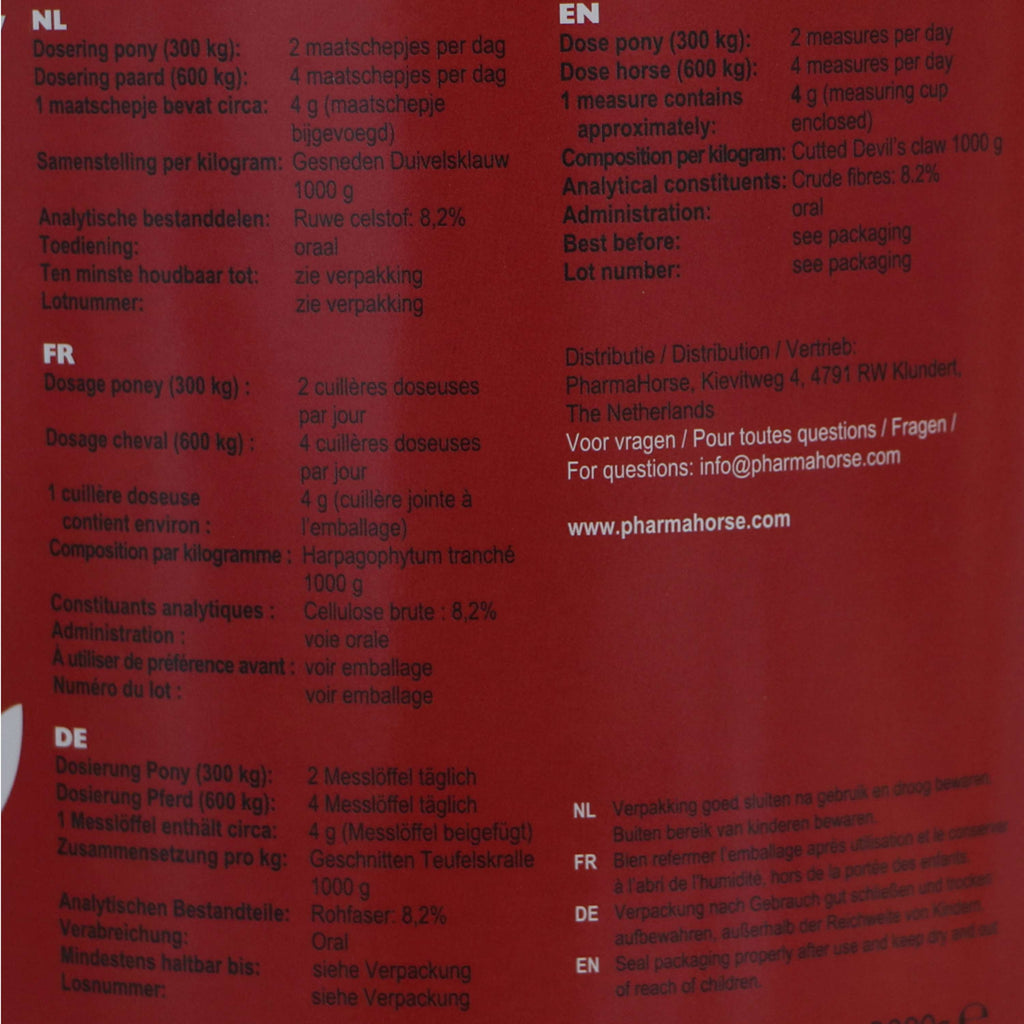 PharmaHorse Duivelsklauw Paard
