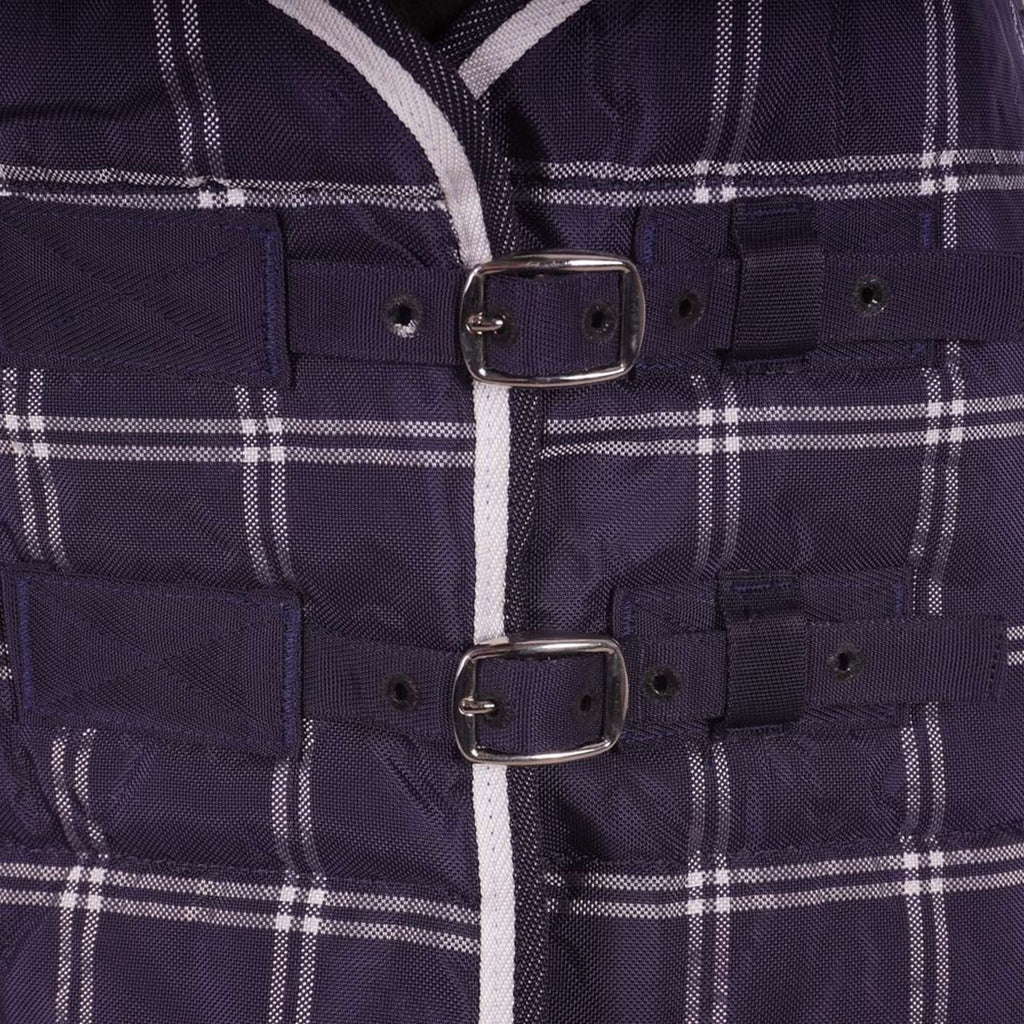 Weatherbeeta Saxon 1200D Stable Standard Neck Medium 200g Navy Plaid